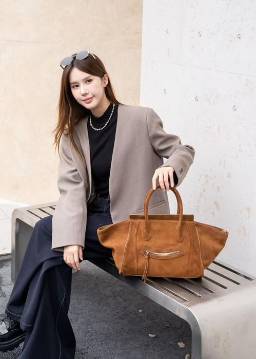 Сумки натуральная замша