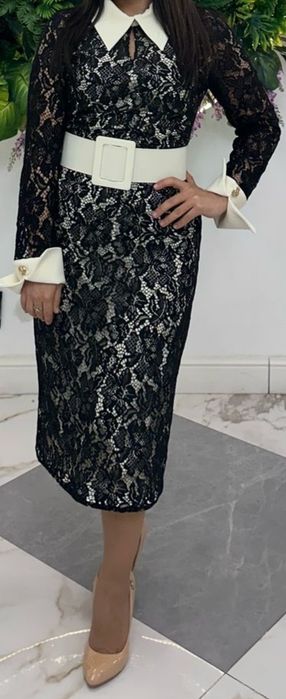 Платье женское гипюр