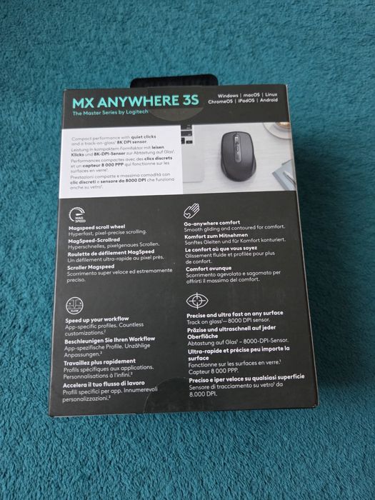 Mouse logitech mx anywhere 3s negru nou