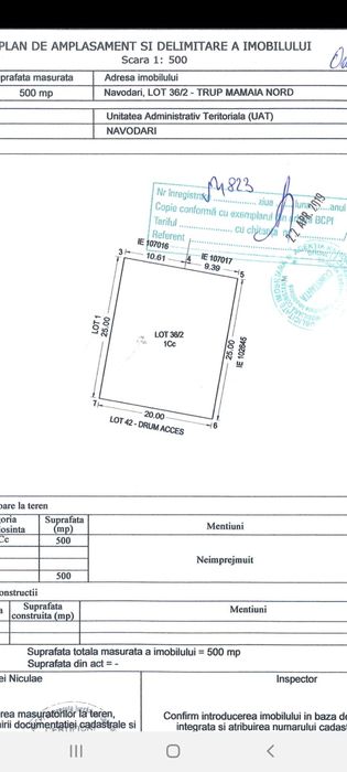 Teren Mamaia Nord cu Autorizatie