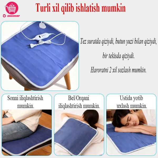 Aqlli Oyoq Massajeri – Isitish + Massaj