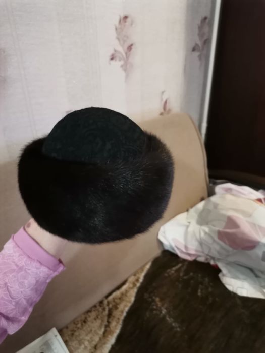 Норковая шапка новая