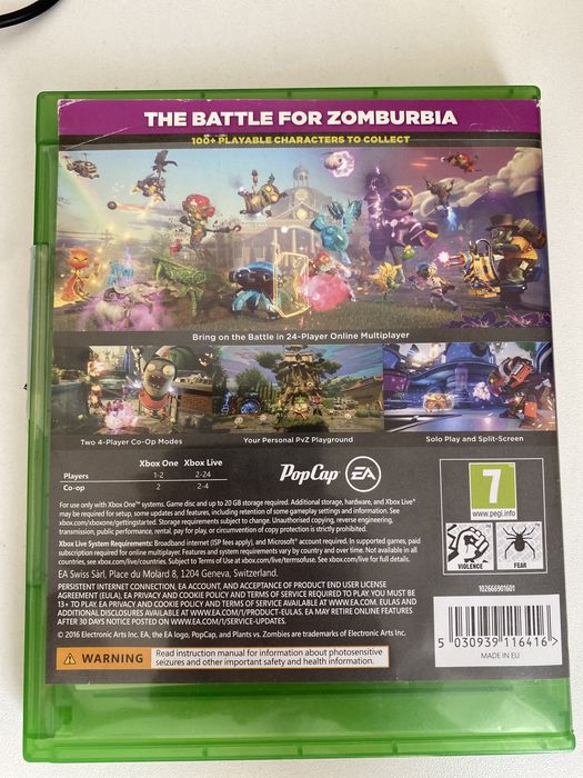 Vând joc Xbox PlantsVSzombies
