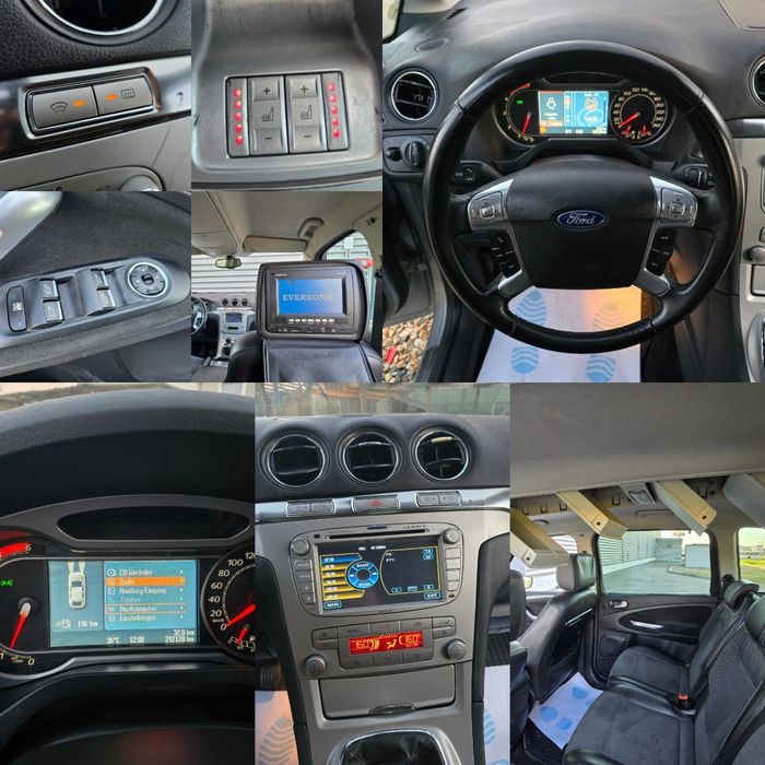 Ford Galaxy Titanium 2009/Converse+/Navi/7locuri/Display tetiere/Piele/