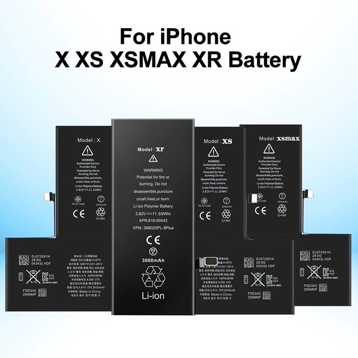Baterie noua cu capacitate marita / si diagnostic pentru Iphone X Xs Xr 11 pro max 12 13 14 15  pro Max
