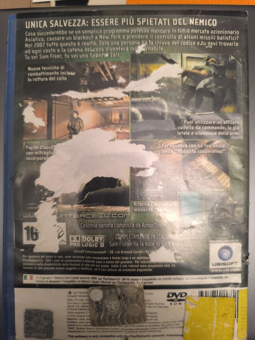Lot 4 Jocuri Retro PC și PS2 – Splinter Cell, Gran Turismo 3, NFS, StarCraft II