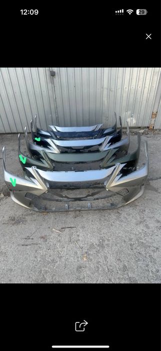 Бампер lexus es Лексус