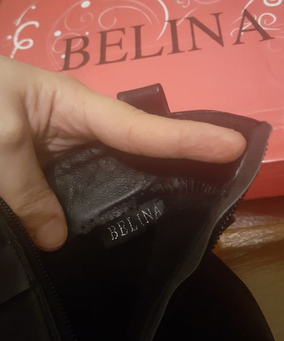 Полусапожки меховые тёплые от фирмы Beĺina
