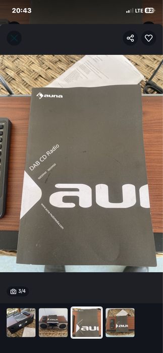 Radio cd DAB AUNA nou