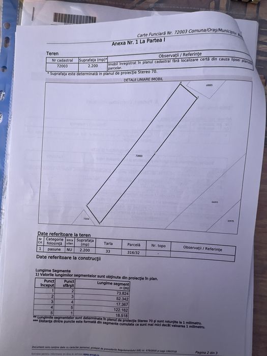 2 terenuri extravilan arabil !!!