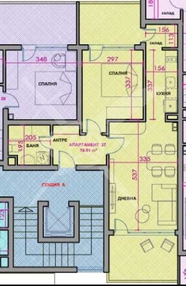 Продава се Двустаен апартамент в Поморие - 76 кв.м за 1700 €/кв.м - Снимка #1