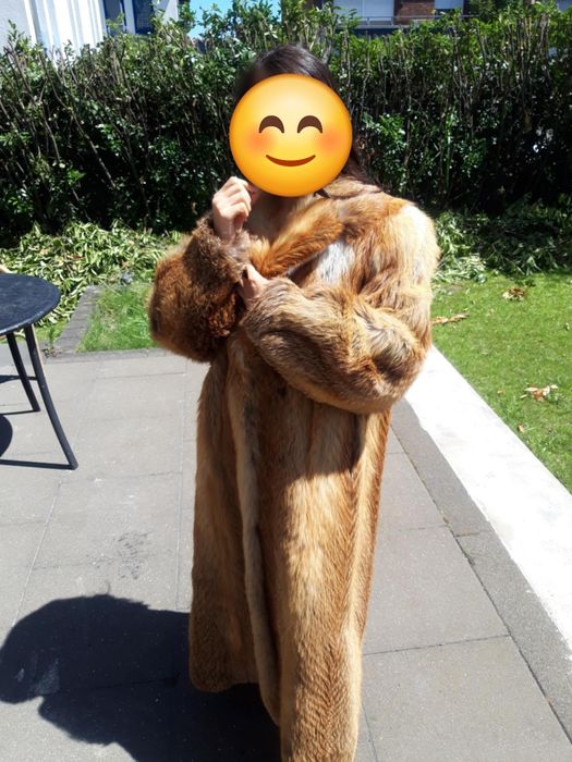 Дамско палто от лисичи  косъм