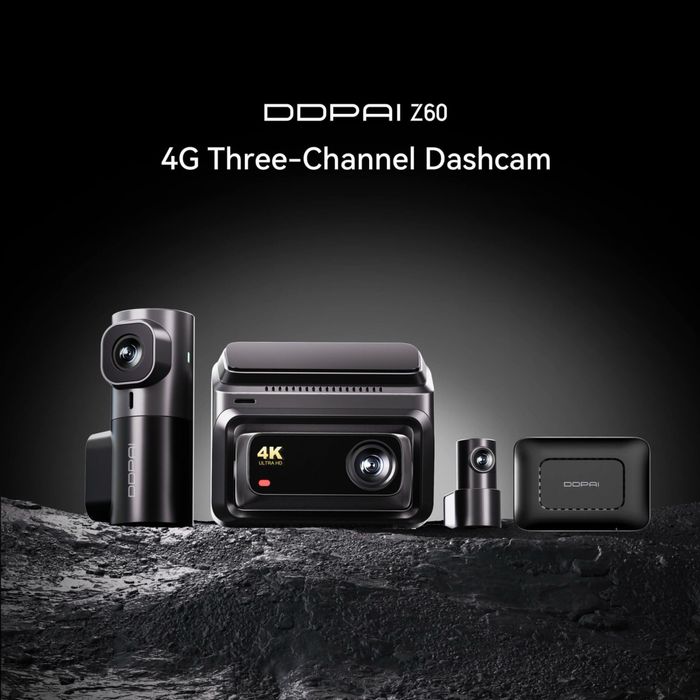 DDPAI Z60T видеорегистратор 3х-камерный