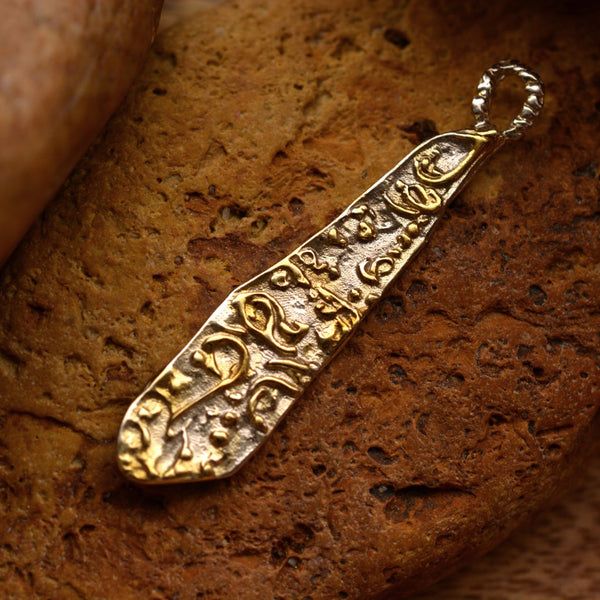 Сребърна висулка „Крило на водно конче“ 925  Символ на трансформация |