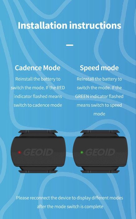 Датчик каденса и скорости GEOID CS600