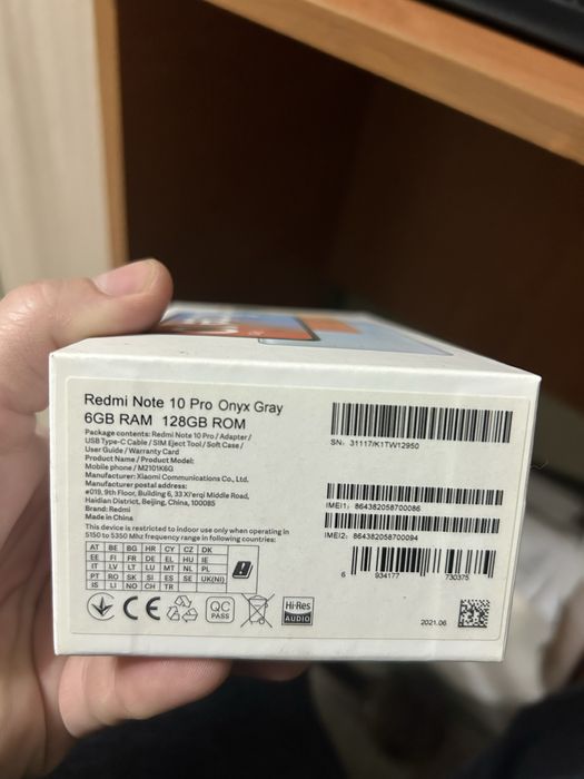 Xiaomi redmi note 10 pro