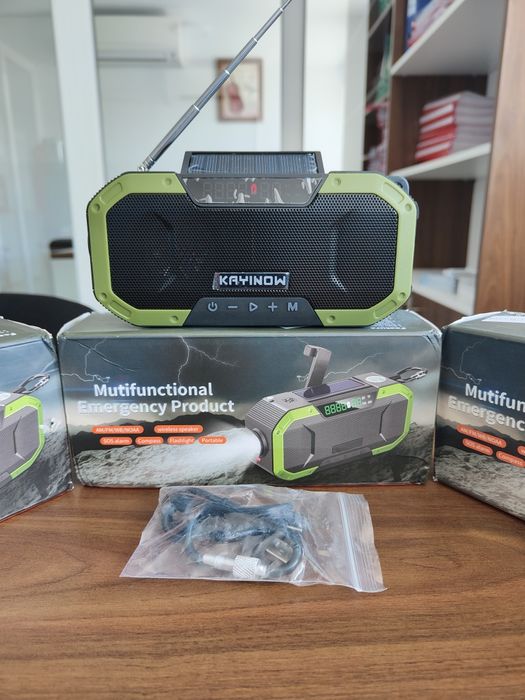 Radio Bluetooth încărcare panou solar(Ruxac urgență)