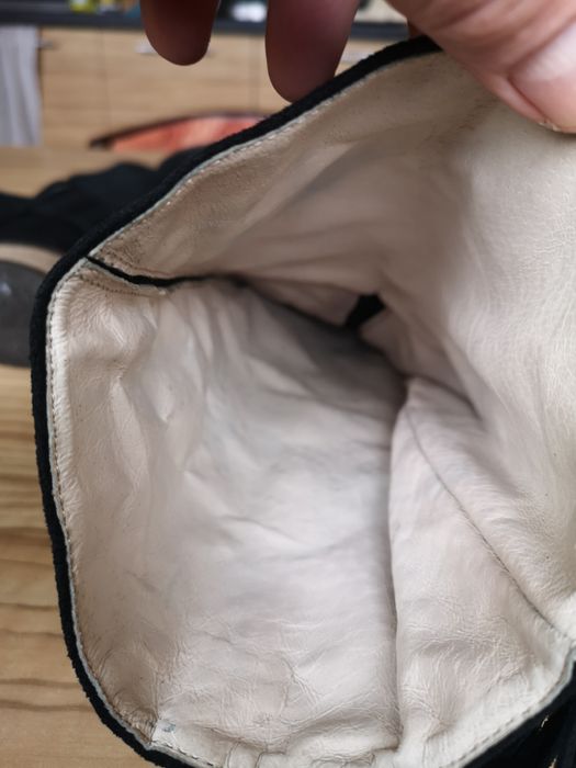 Дамски ботуши KARINO, 37-38 номер, естествена кожа, велур, лицева