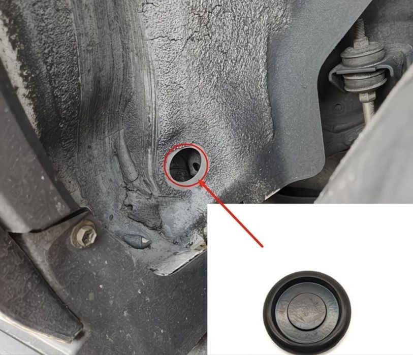 Резиновая заглушка кузова Прадо 120