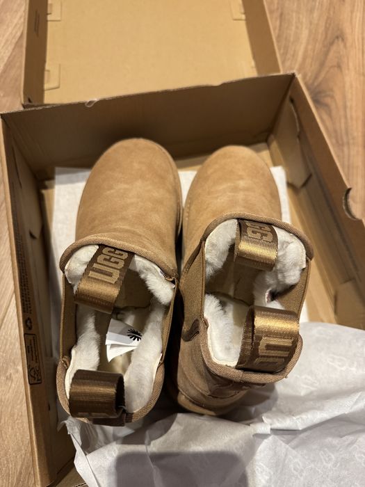 Ghete UGG  Noi nr 38 Chelsea flatform maro