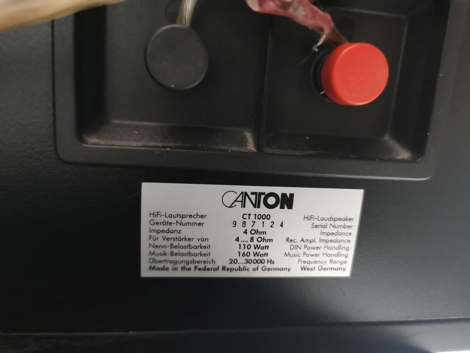 Boxe Canton CT 1000