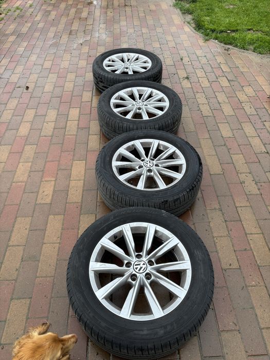 Roti jante VW Tiguan Passat Golf R17 cu anvelope de vara