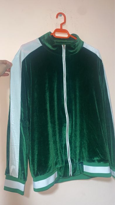 Bluza Verde de catifea