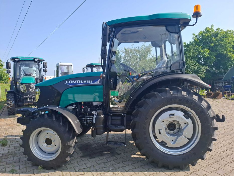 Tractor agricol nou Lovol 754 cu cabină – 75 CP, 4x4