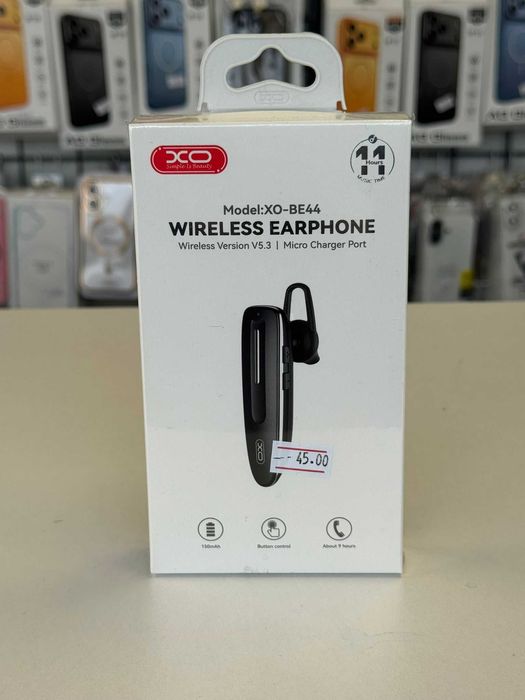 Casca Wireless, Microfon, 150mAh, Autonomie 10 Ore