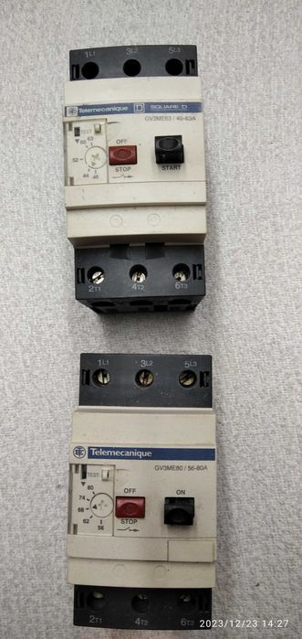 Моторни защити и контактори