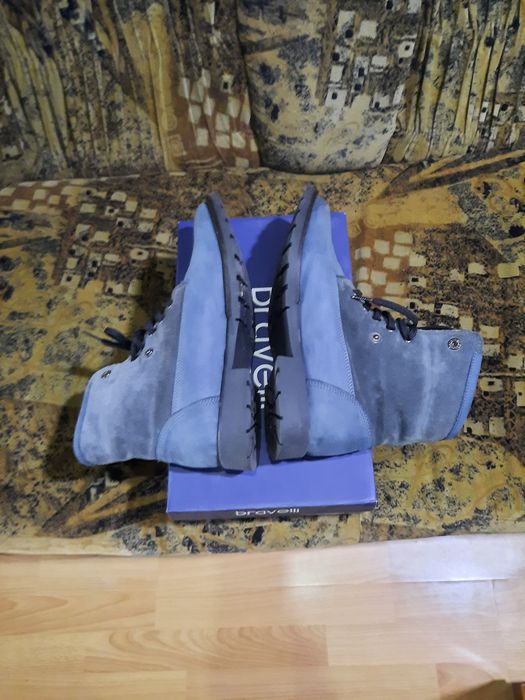 Ghete piele bleumarin, nr.40/41