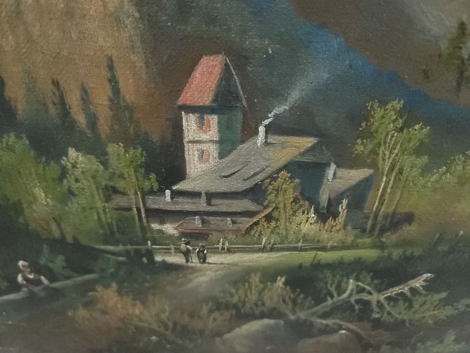 Tablou autentic semnat „A. Bauer”