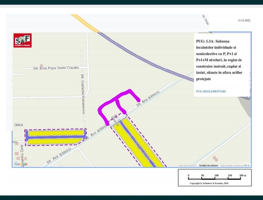 Vând teren intravilan, parcelă pătrată, 800m2