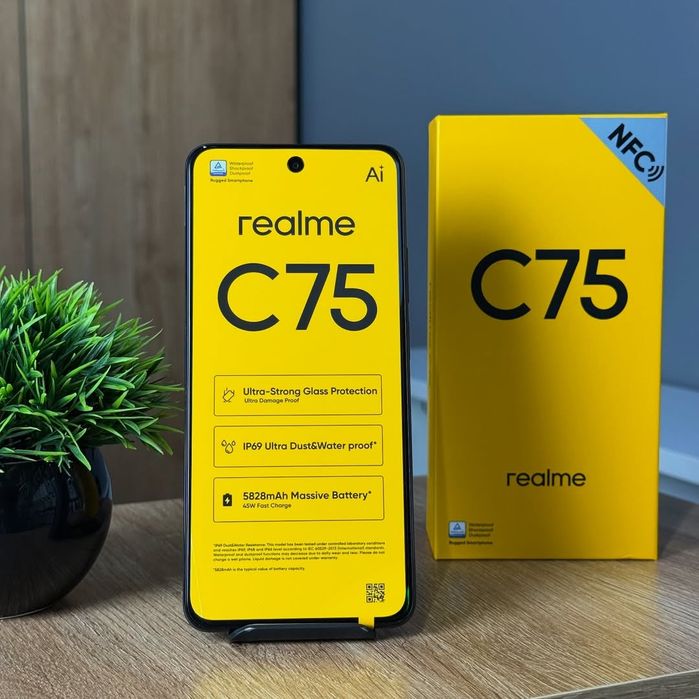 Realme C75 NFC New Super Skidka+Garantiya+Dastafka
