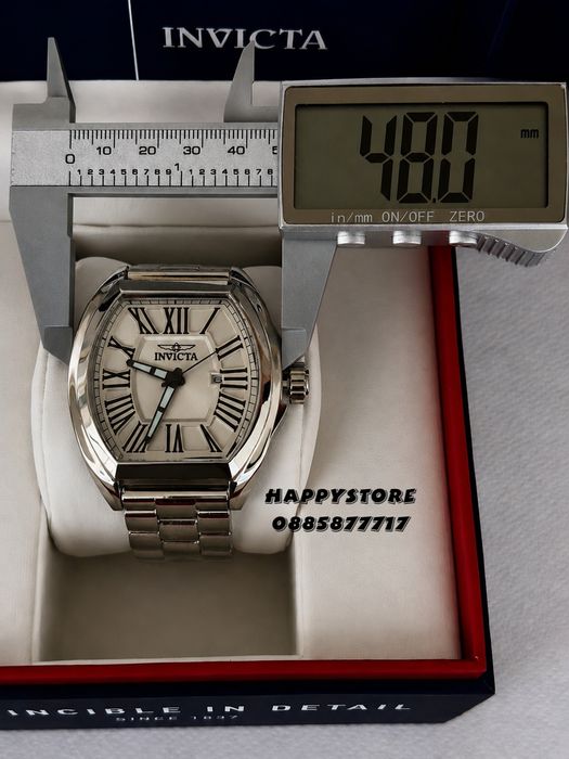 INVICTA Shadow Silver 48 mm, Инвикта нов мъжки часовник