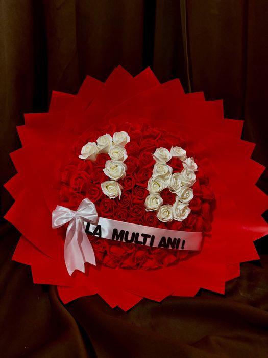 Buchet de flori din sapun