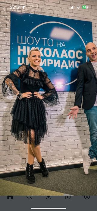 Дамска черна рокля