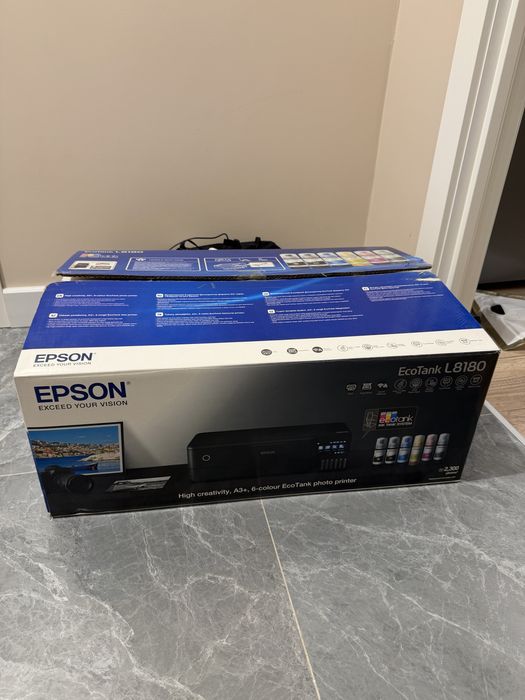 Принтер Epson L8180. Фотопринтер. Принтер А3,А3+ новый не использован