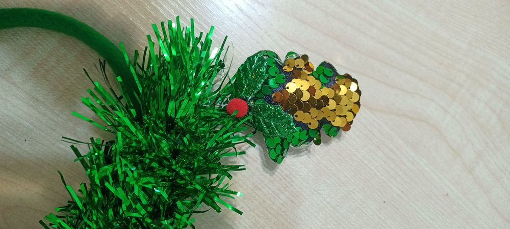 Ободок Ёлочки светящиеся