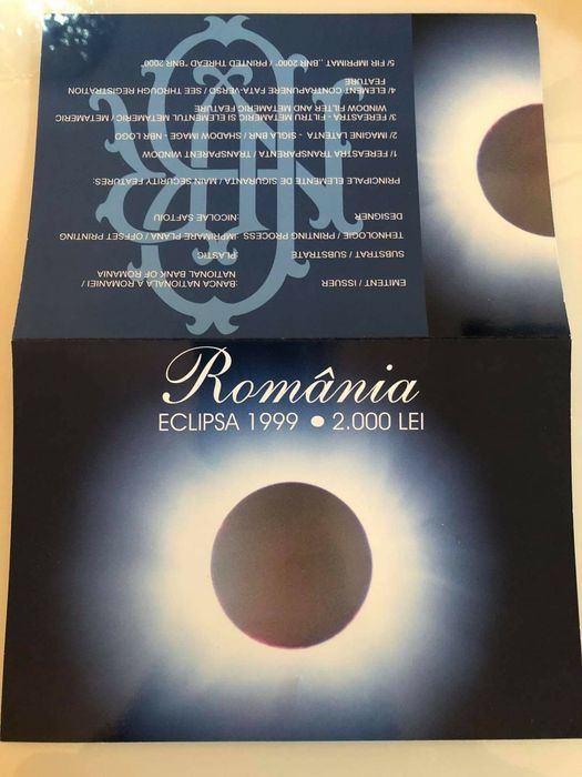 Bacnote cu eclipsa solara