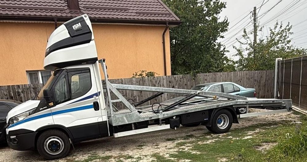 Platou pentru autoplatforme platforma 2 poziții negativ dublă trailer