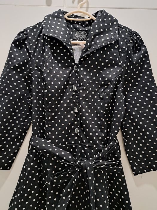 Нова рокля точки с тюл р-р С