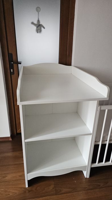 Set pătuț bebe + masă înfășat Smagora Ikea