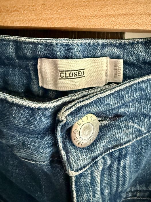 Closed fusta bumbac imitatie denim