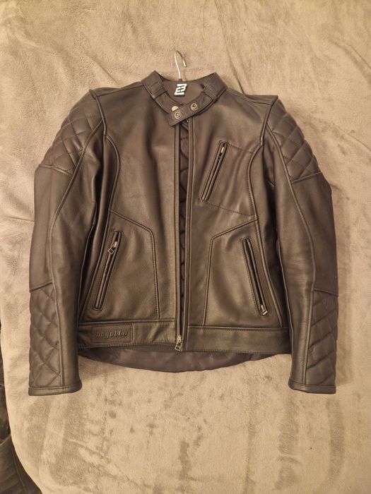Geacă Moto Piele Bogotto – Stil Retro/Cafe Racer, Mărimea 36