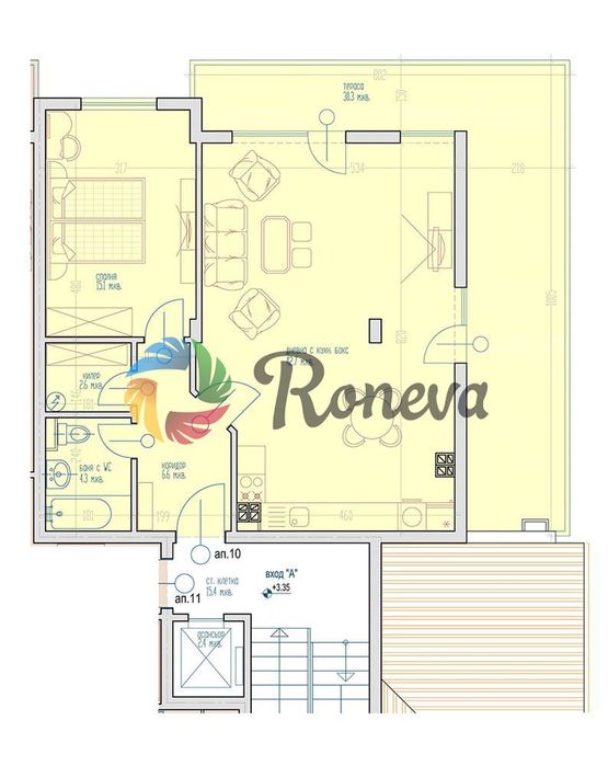 Продава се Двустаен апартамент в Варна, Виница - 140 кв.м за 1746 €/кв.м - Снимка #5