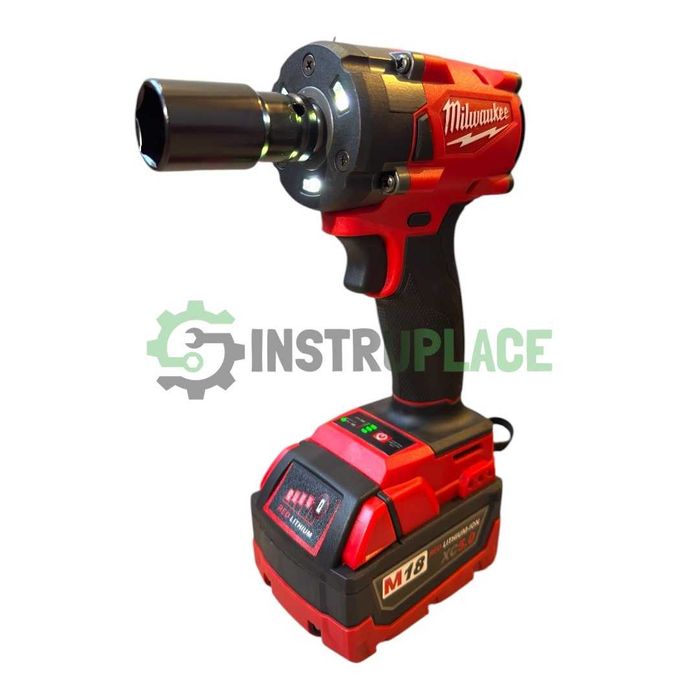 Акумулаторен БЕЗЧЕТКОВ Гайковерт milwaukee 18v 5ah