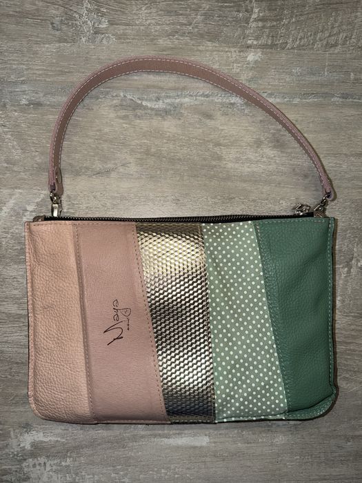 Клъч/чантичка от естествена кожа Maya made it