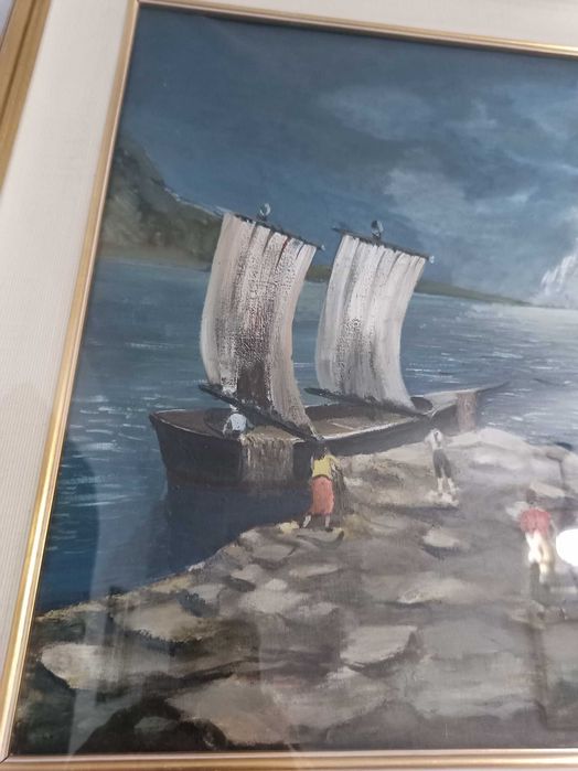 Картина маслени бои върху платно