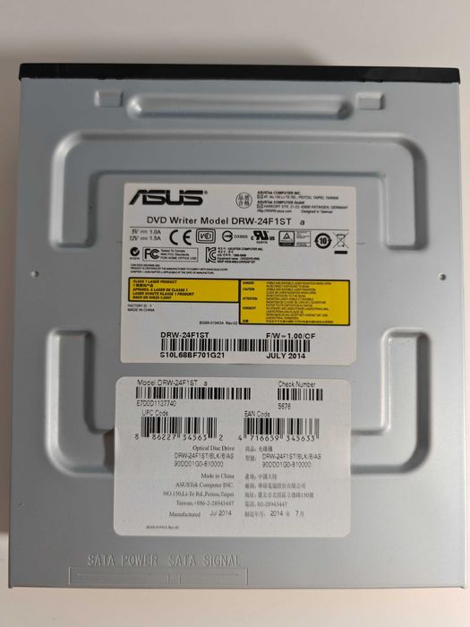 Дисковод/Привод SATA DVD±RW Asus (DRW-24F1ST)